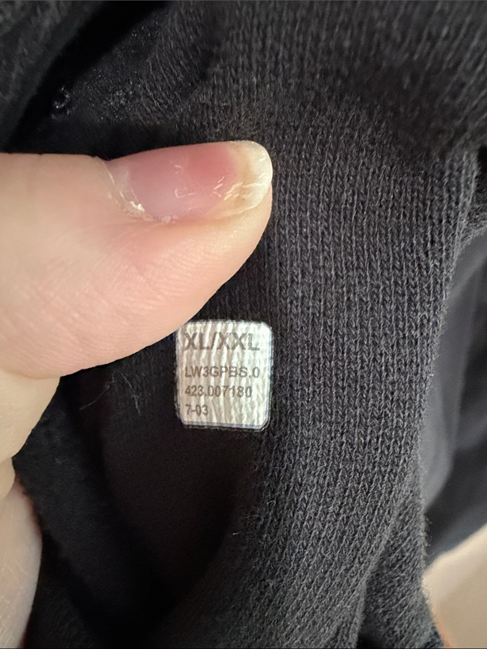 Lululemon Black Full-Zip Scuba XL/XXL - Picture 6 of 8